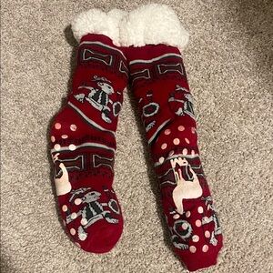 Cozy Alpaca Socks with Anti Slip Padding